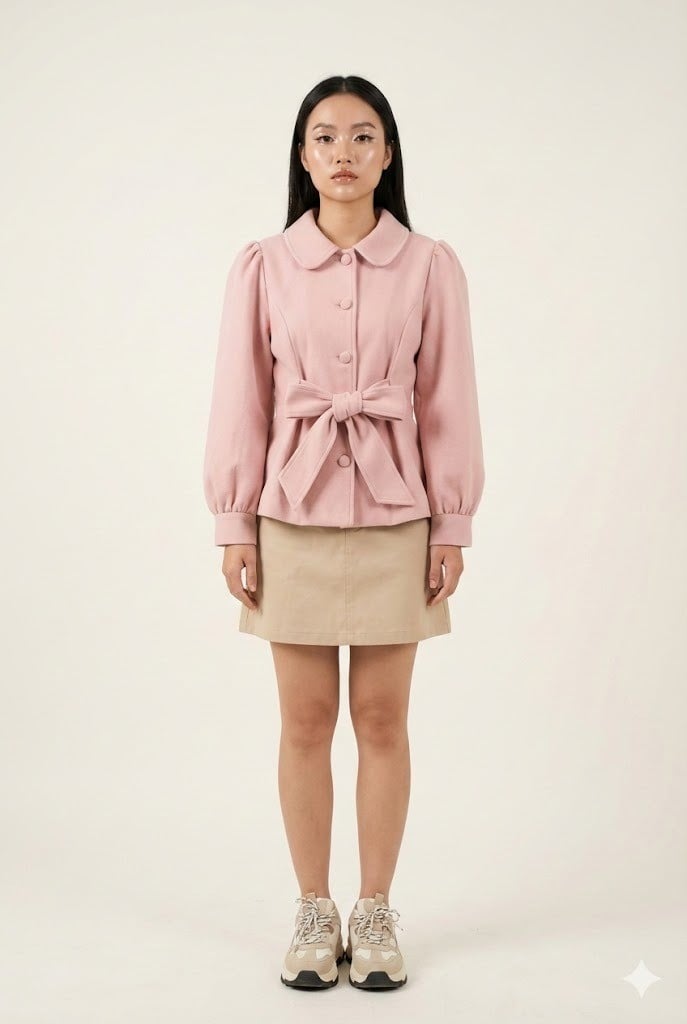 Điệu đà với Shacket thắt nơ hoặc tay bồng