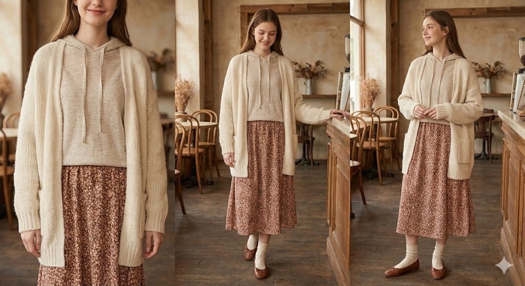 Áo hoodie & Áo khoác Cardigan len