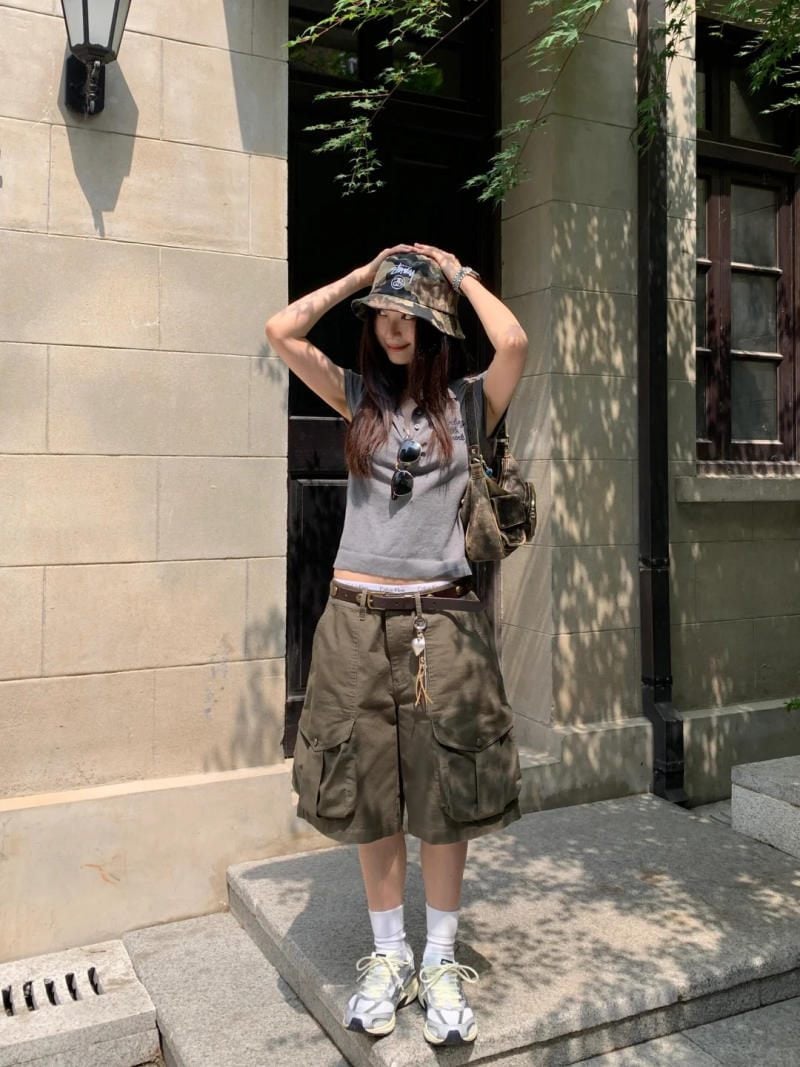 12. Quần Short Bermuda + Áo Polo