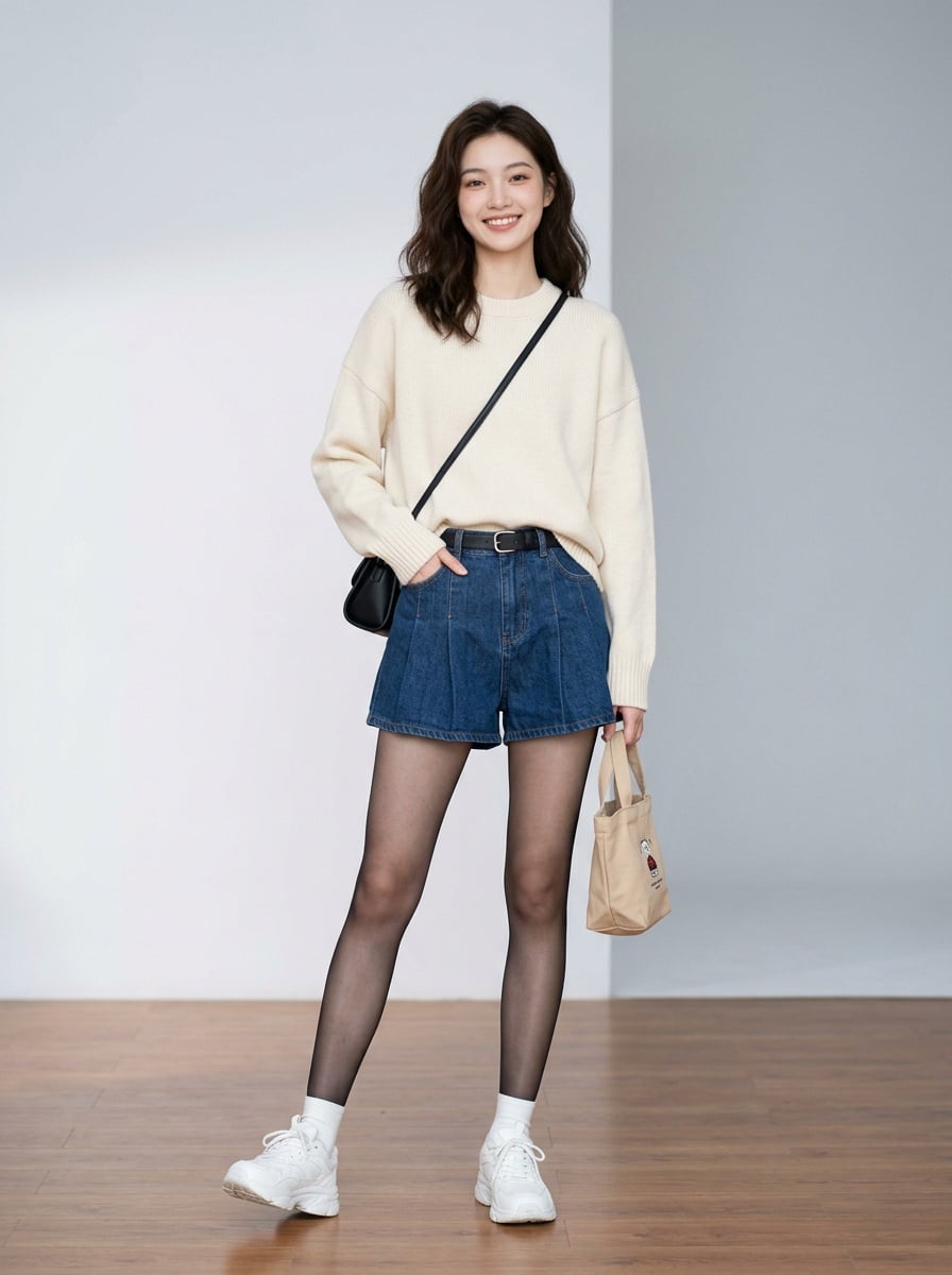 Với áo len/sweater