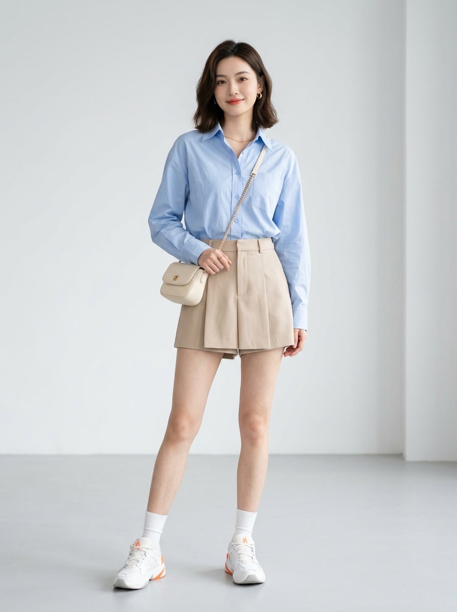 Kết hợp với áo sơ mi