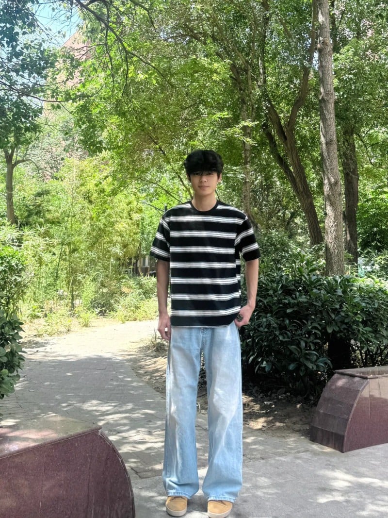 quần jean ống rộng nam