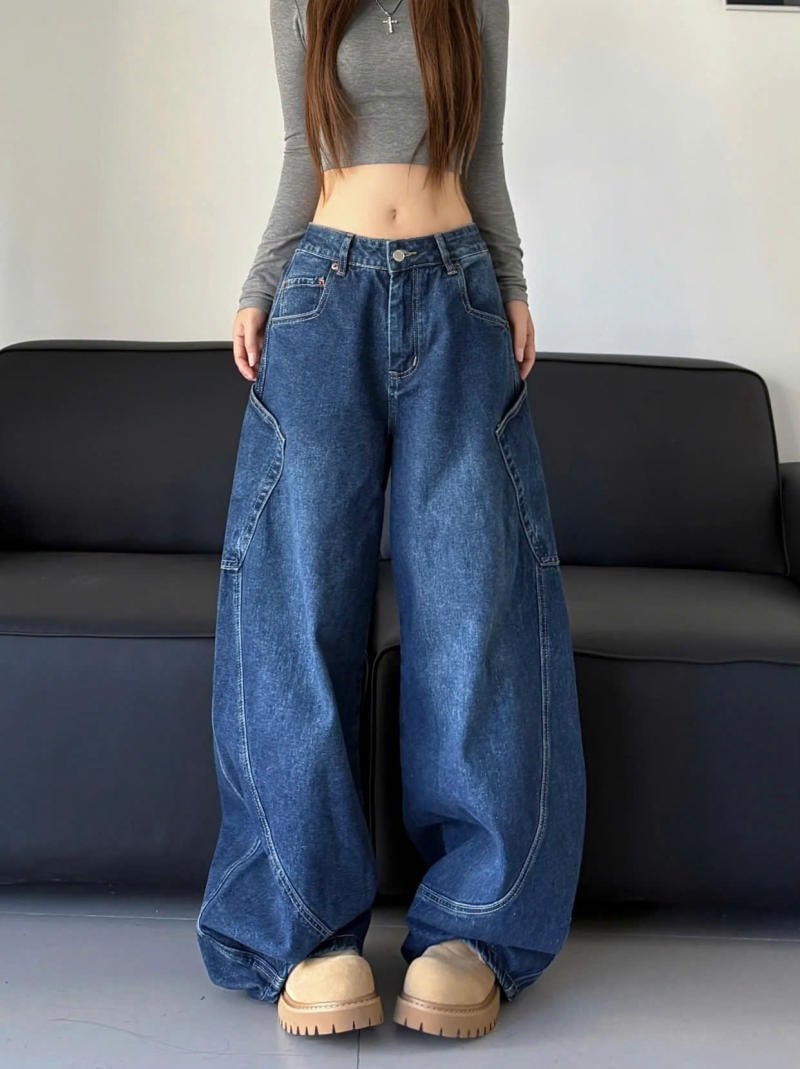 Quần ống cong mặc với gì