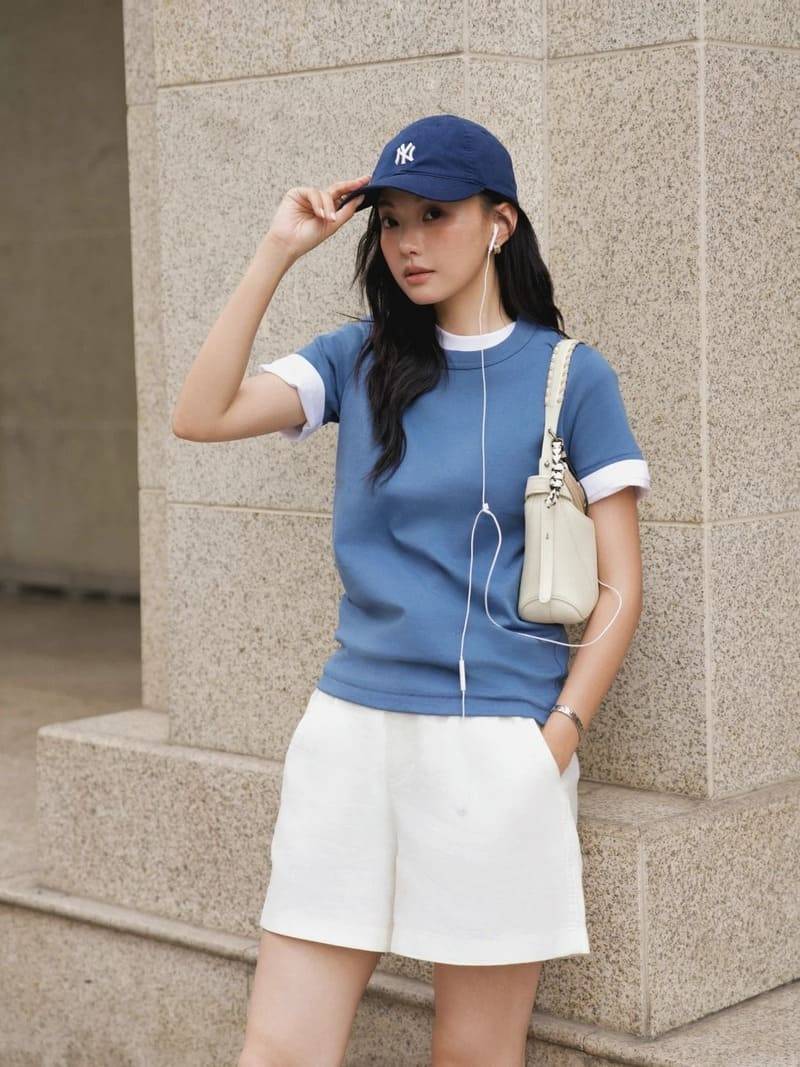 quần short cạp cao