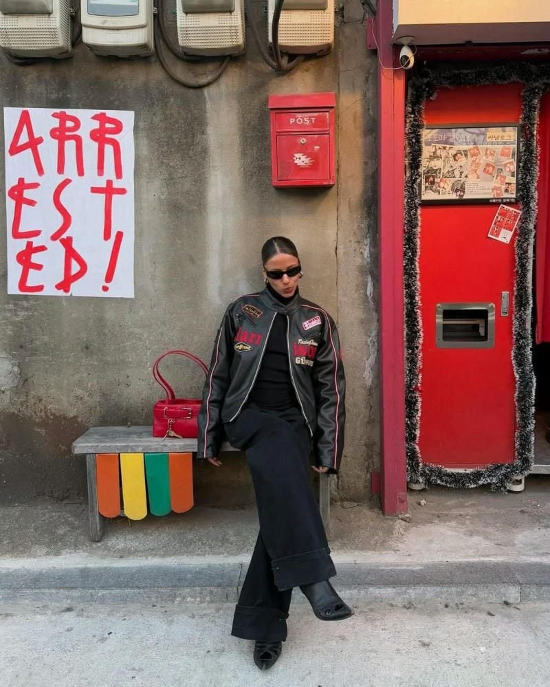 Phối đồ theo phong cách Racecore