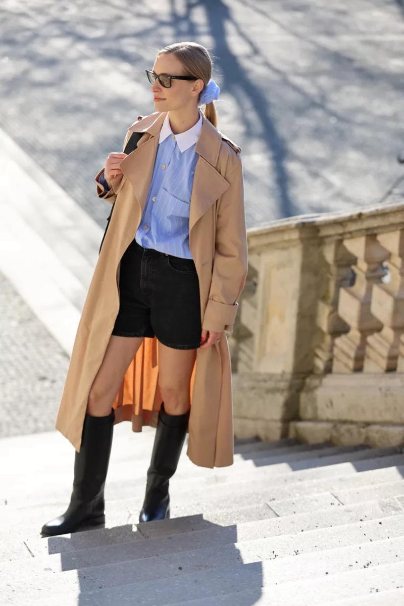 10. Kết hợp cùng Trench Coat đậm chất Paris