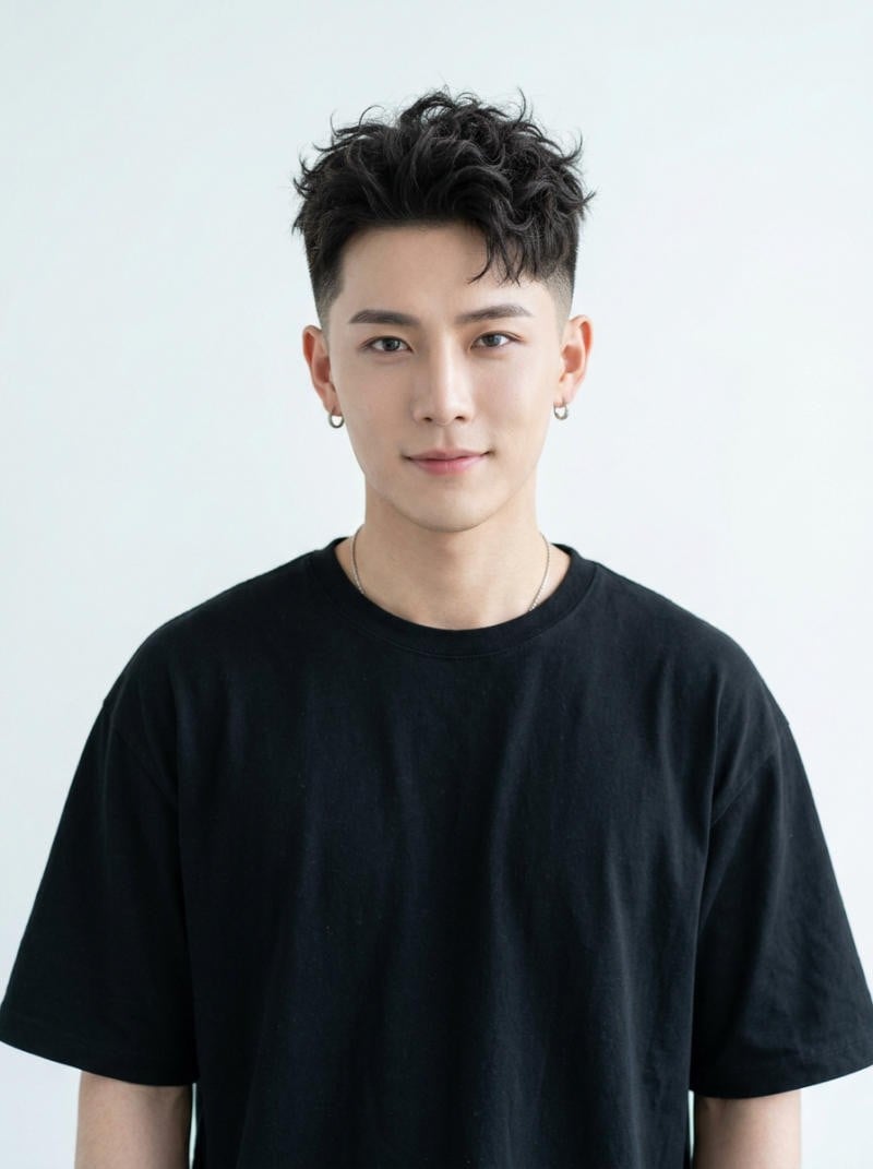 Tóc Short Quiff vuốt xéo (Diagonal)