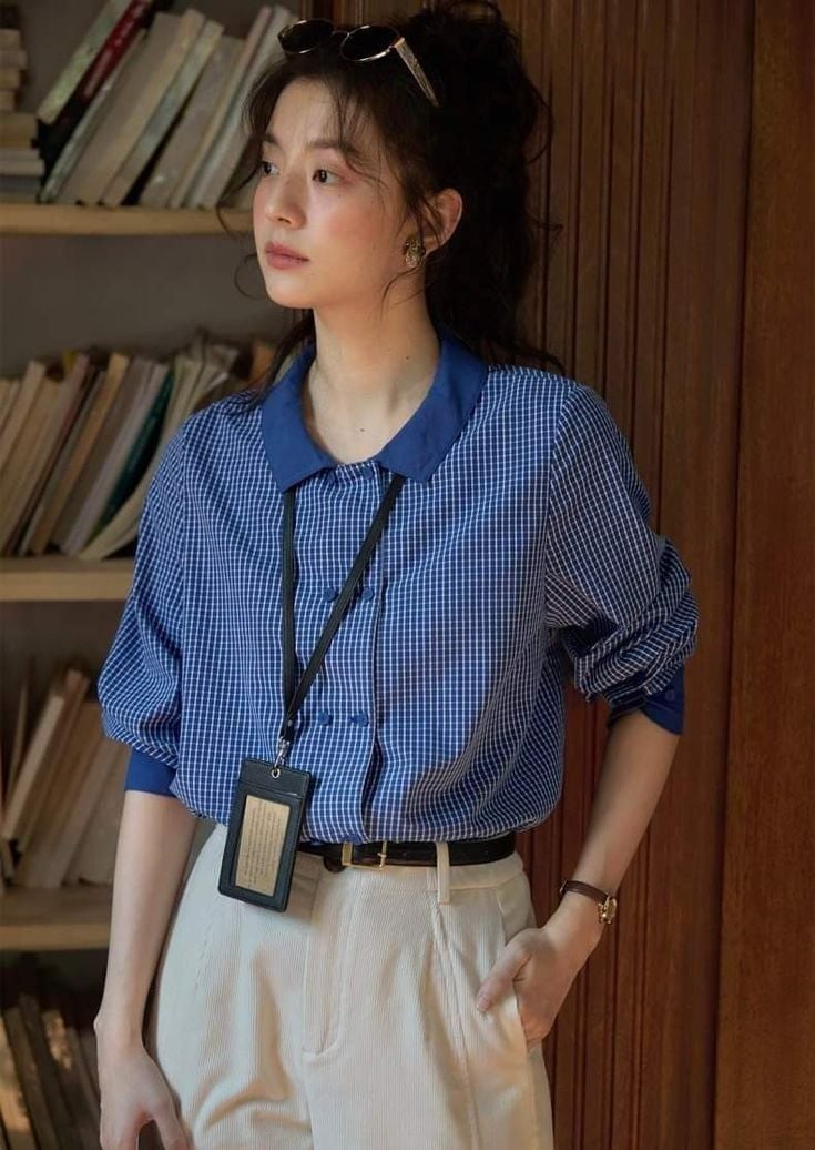 áo kẻ caro