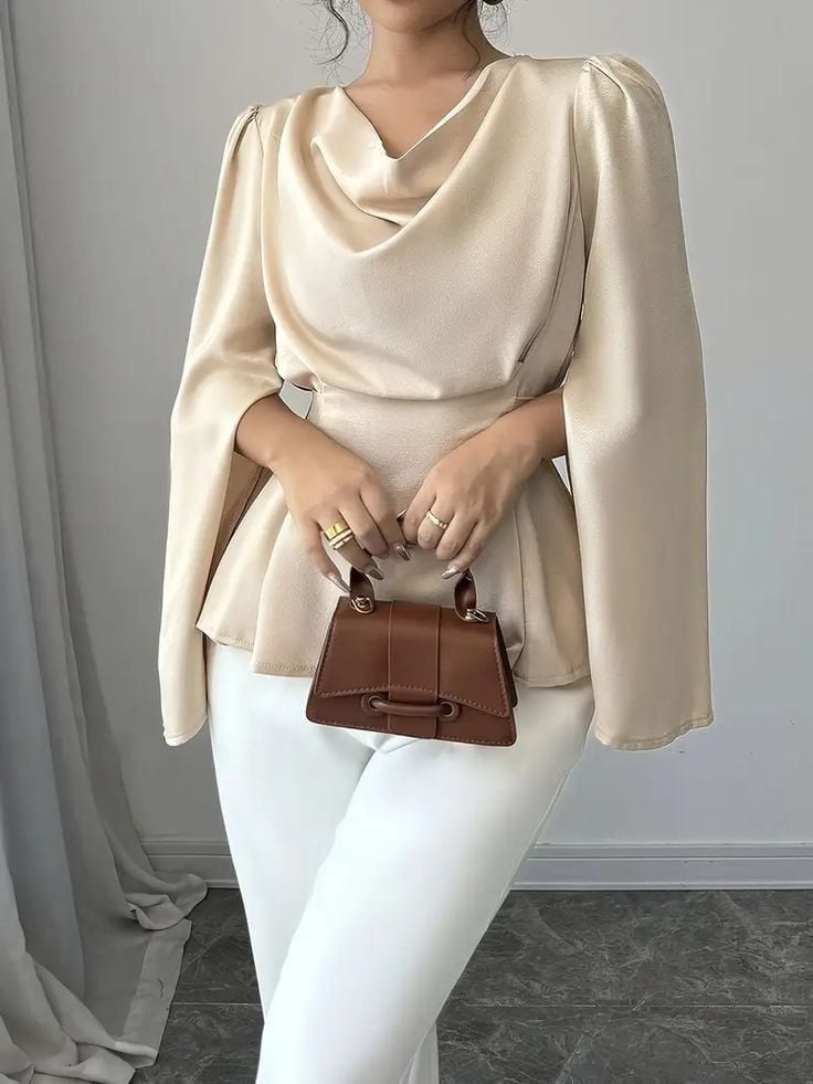 áo cổ đổ cánh tiên