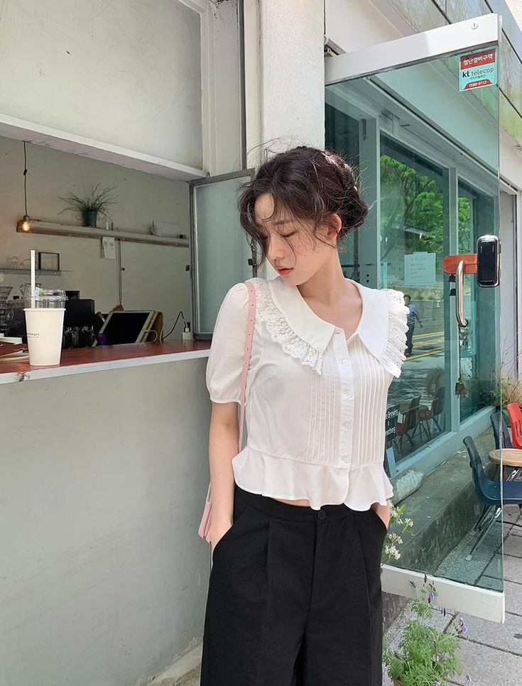 sơ mi cổ bèo