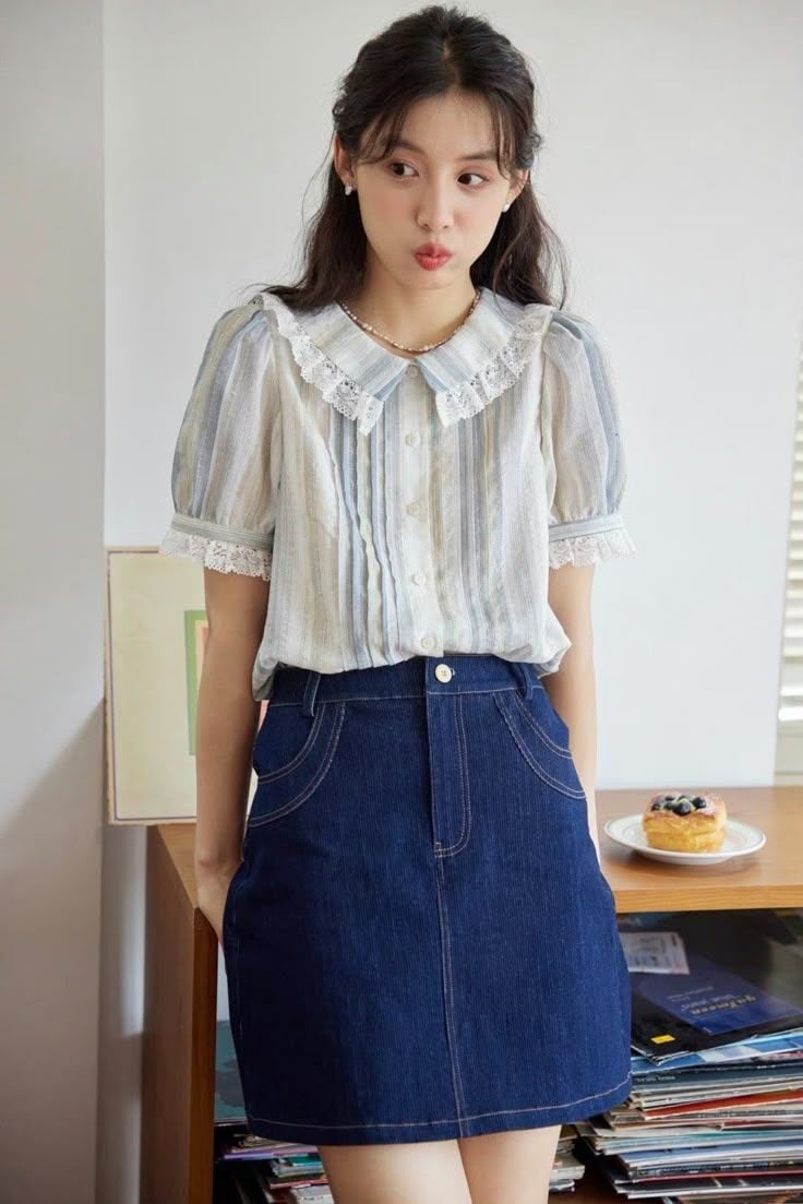 sơ mi cổ bèo