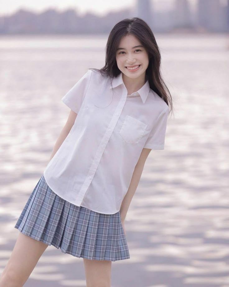 phối đồ nữ đi học cấp 2