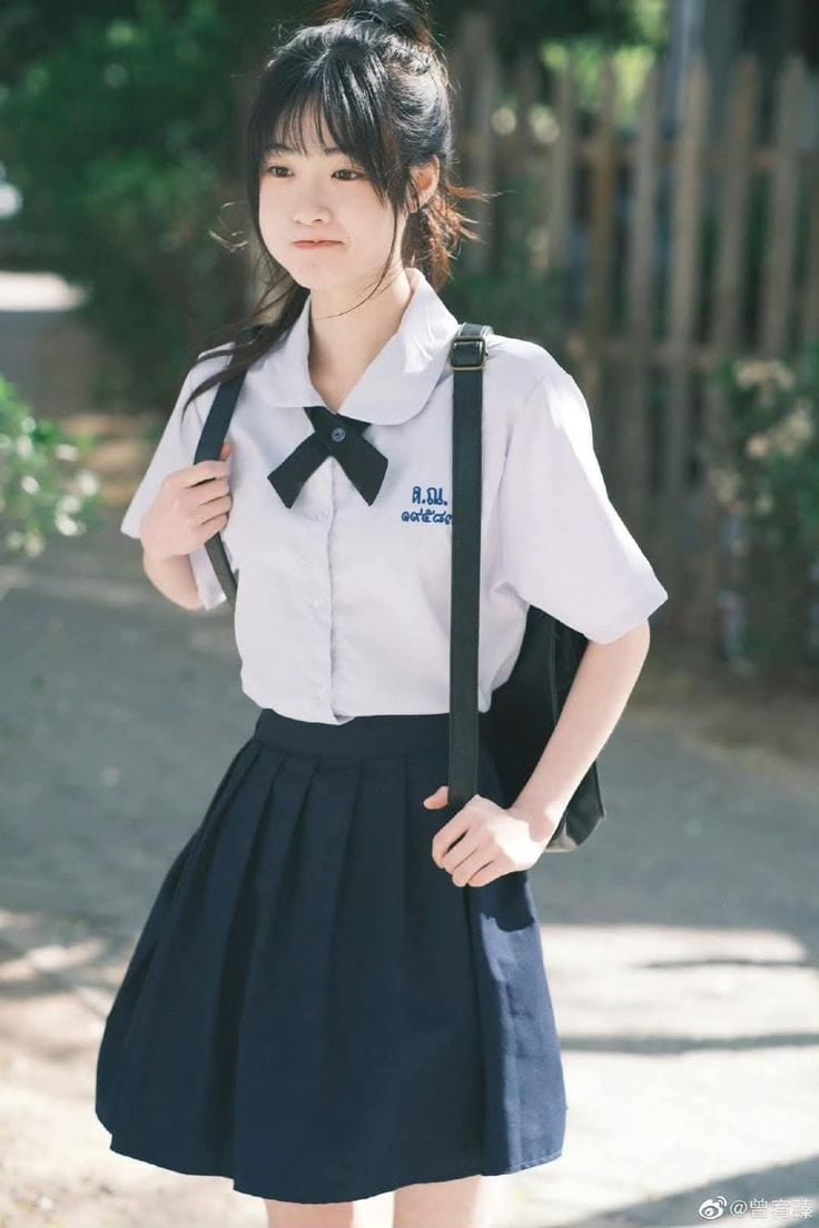 phối đồ nữ đi học cấp 2
