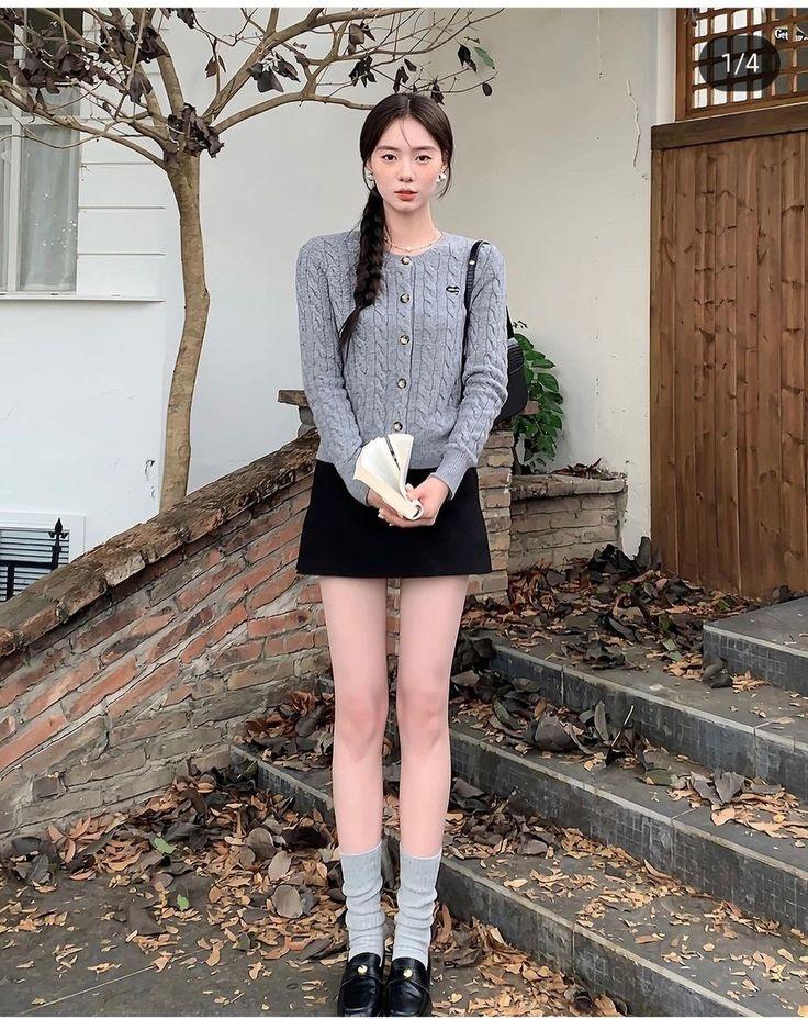 chân váy chữ a dáng ngắn