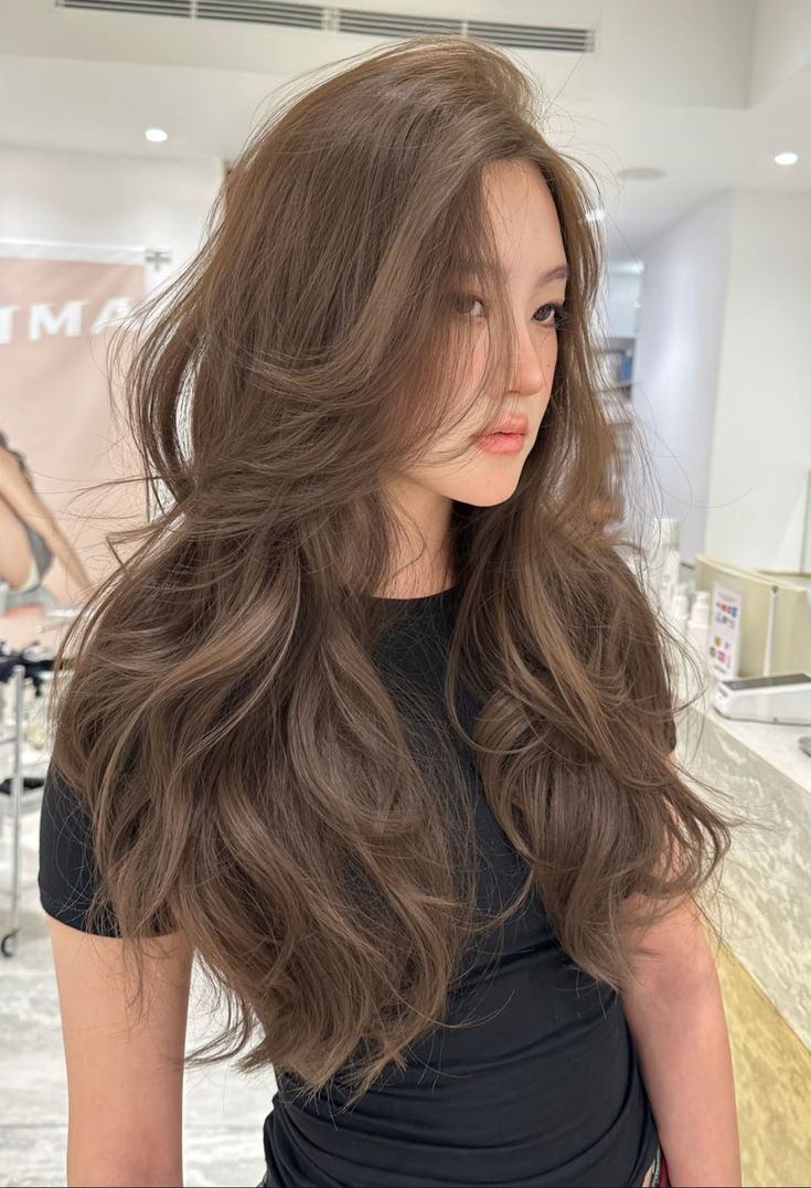 tóc nâu lạnh