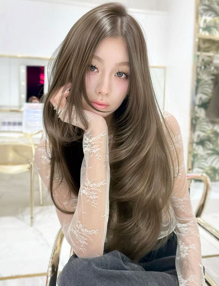 tóc nâu lạnh