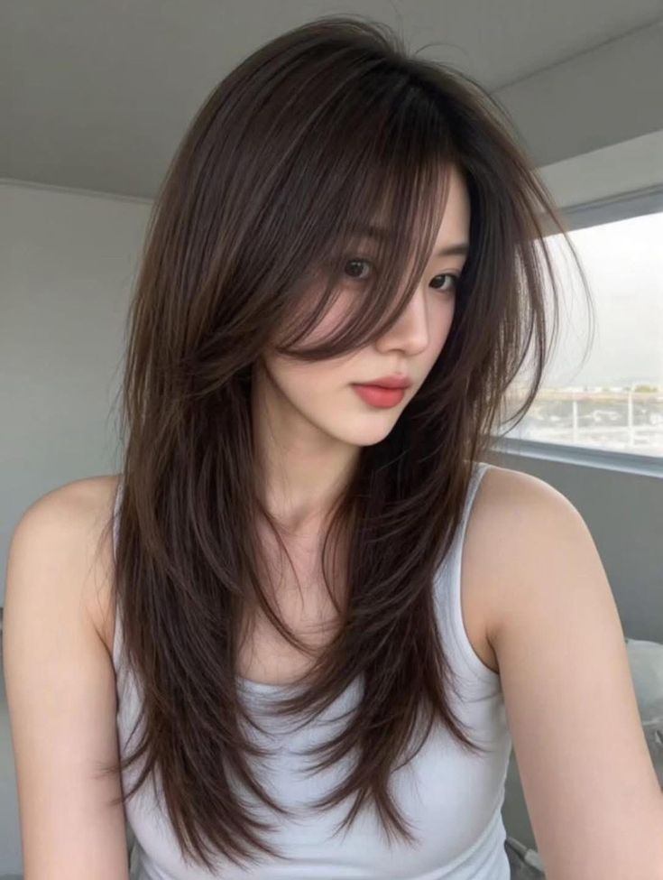 tóc uốn layer tầng cao