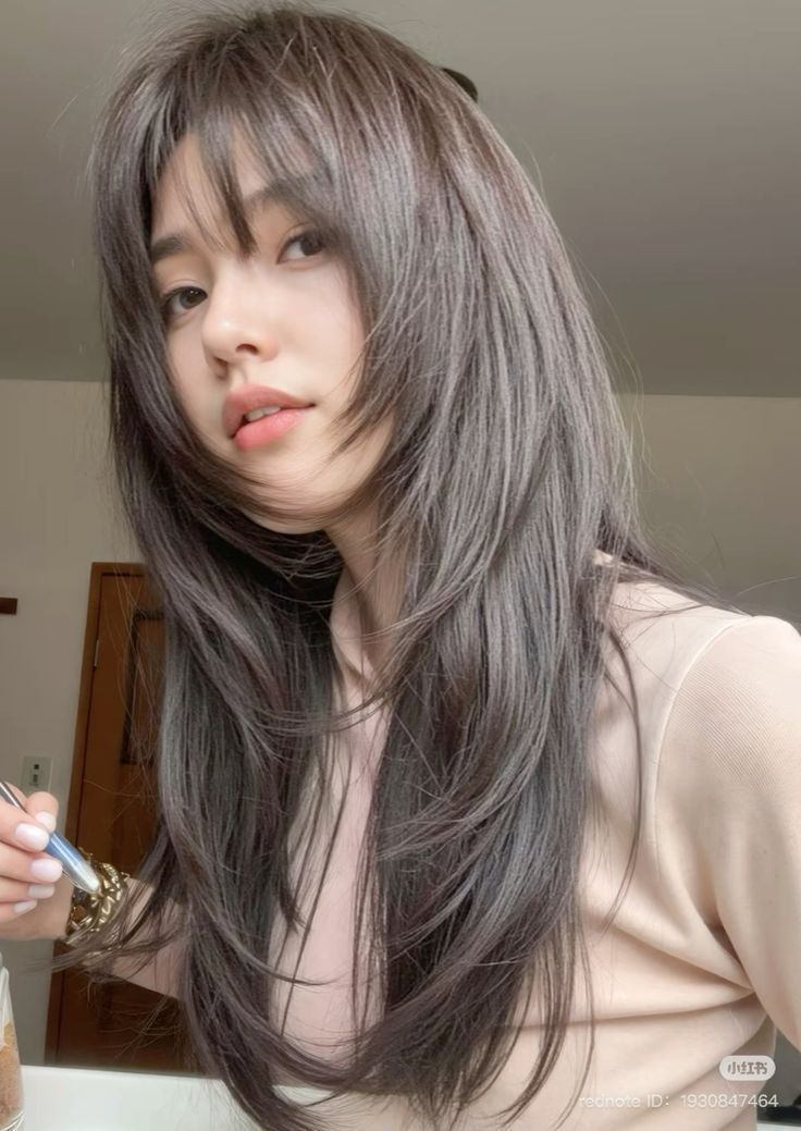 tóc uốn layer tầng cao