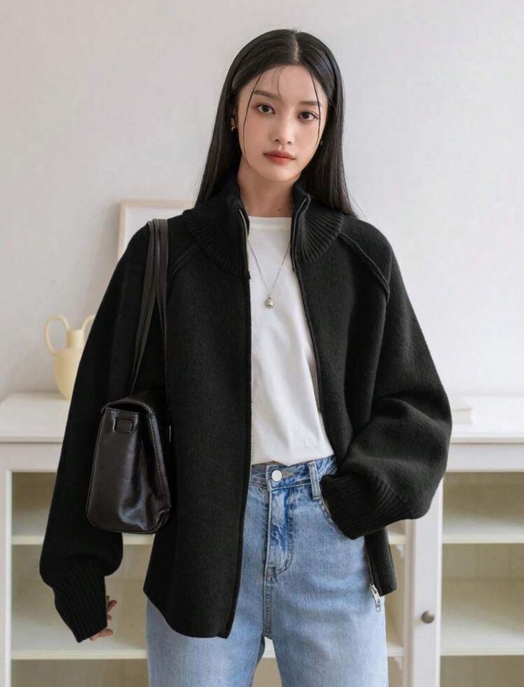 cách phối đồ với áo thun form rộng