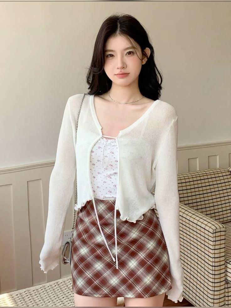 áo khoác mỏng mặc với váy