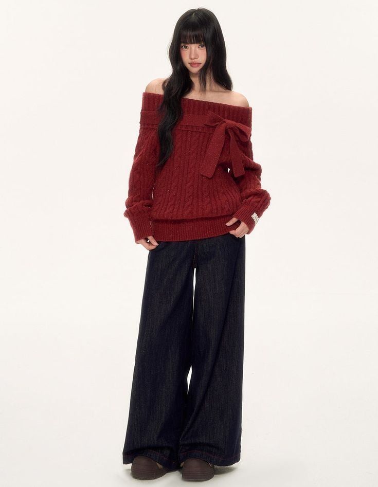 cách phối đồ áo trễ vai