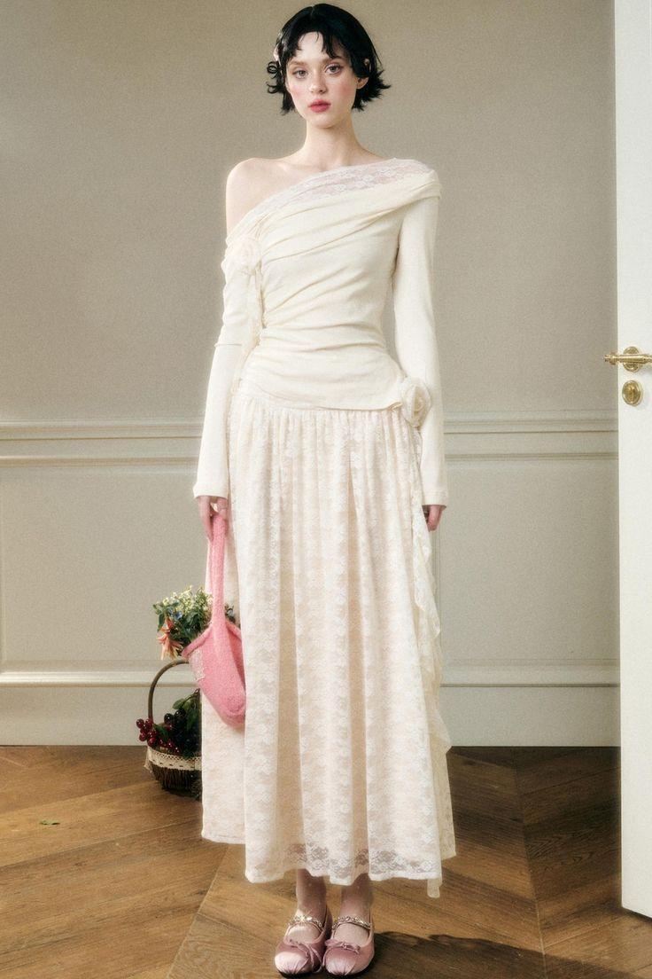 cách phối đồ áo trễ vai