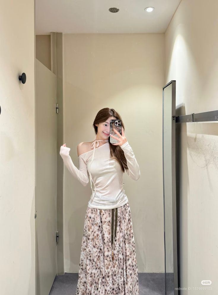 cách phối đồ áo trễ vai