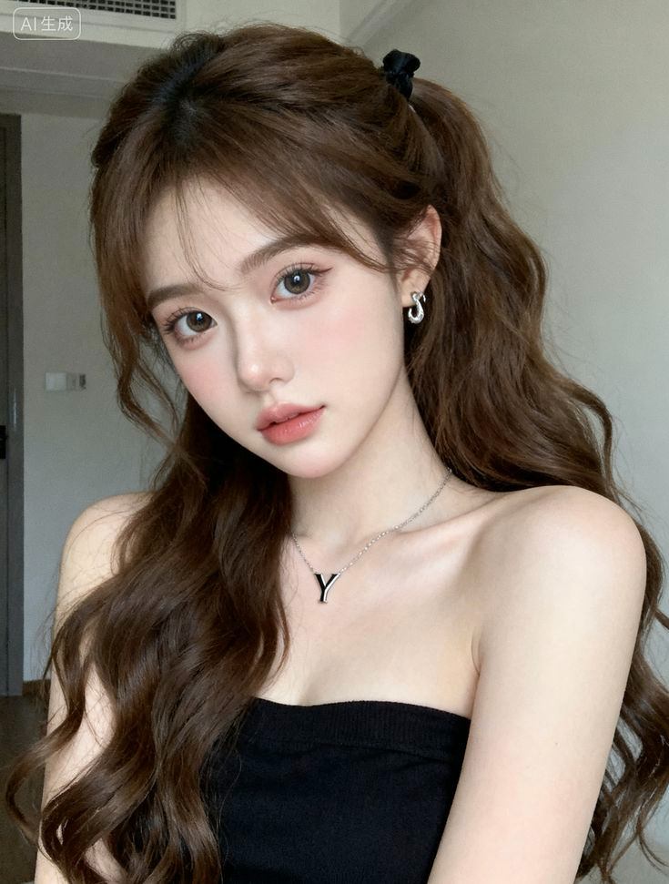 tóc mái bay buộc cao