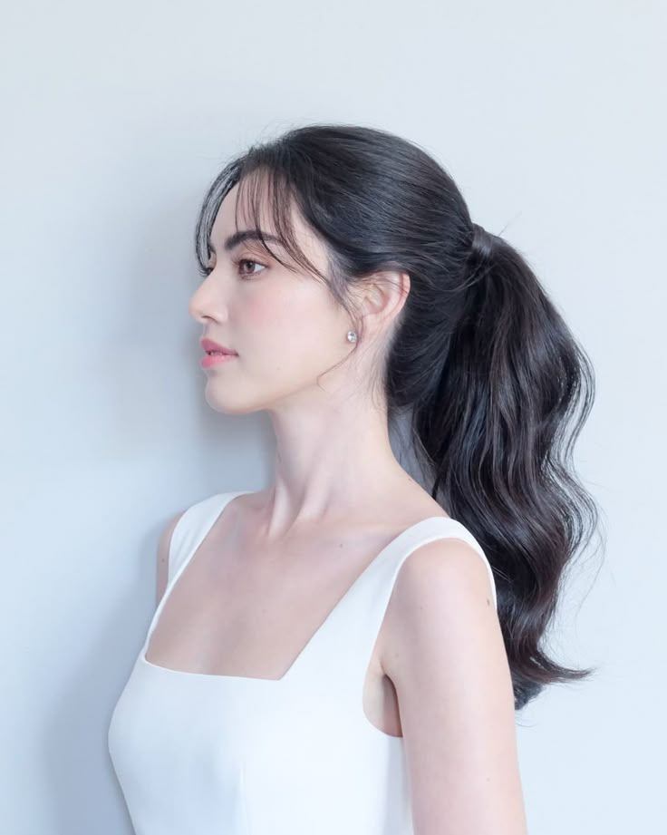 tóc mái bay buộc cao