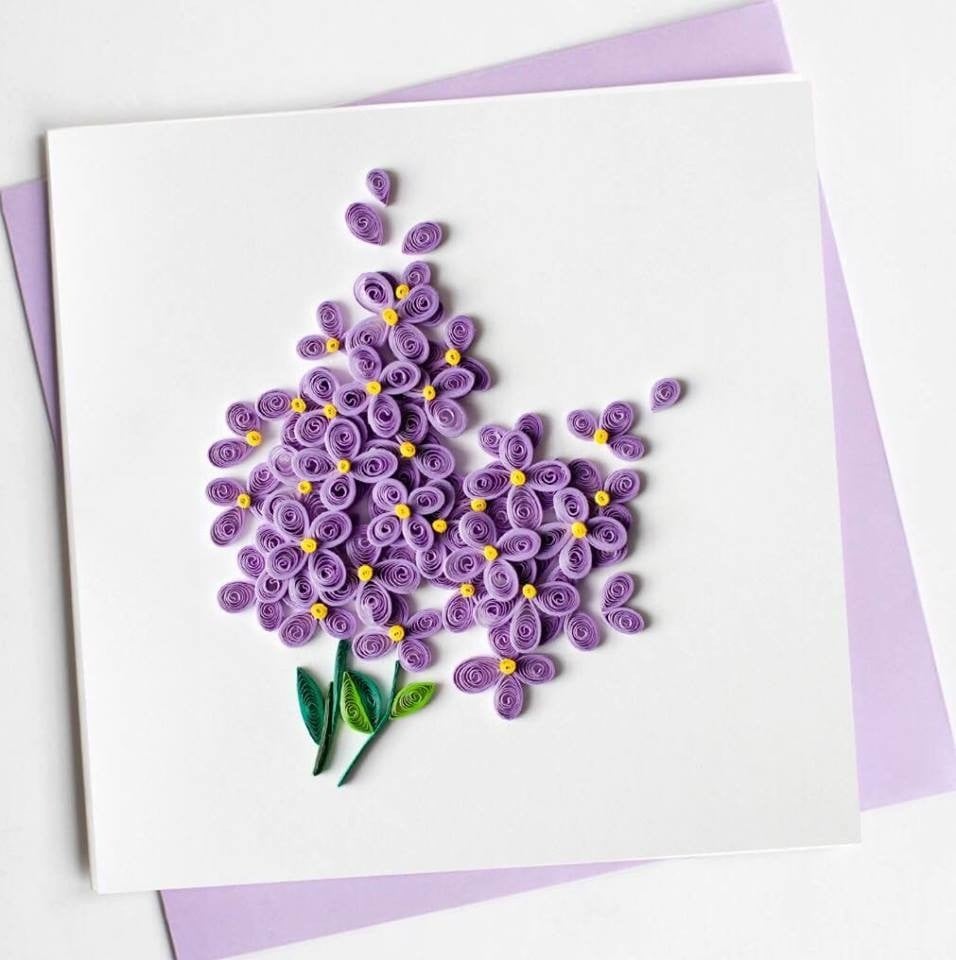 Mẫu thiệp Quilling (giấy cuộn nghệ thuật)