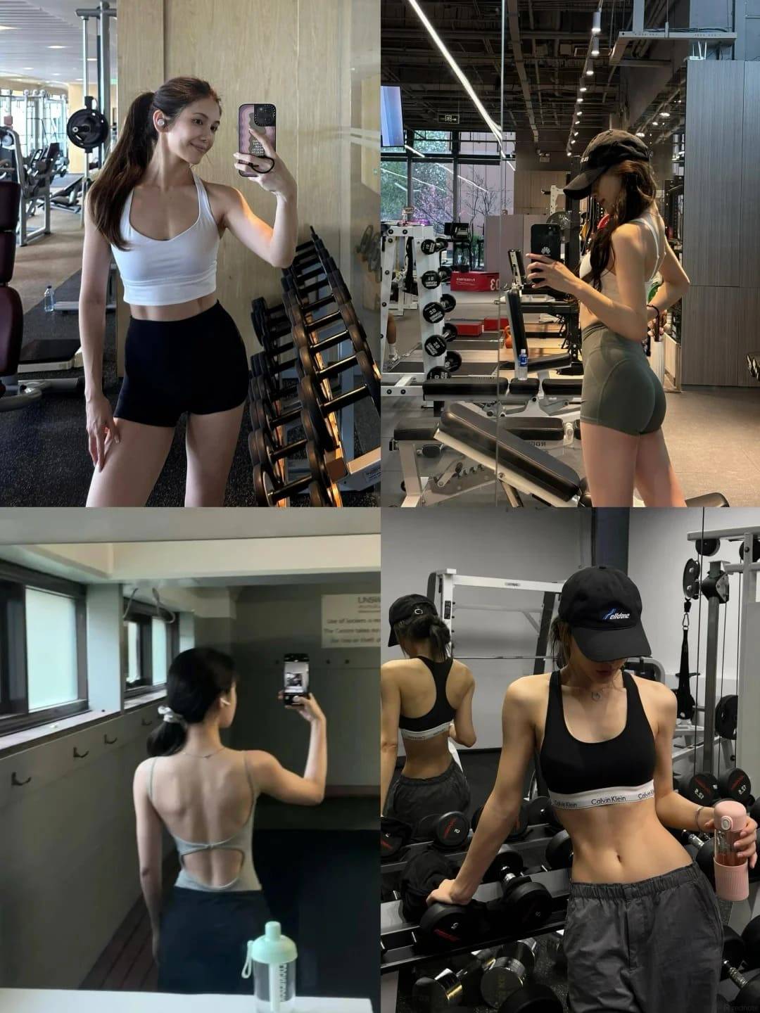 tạo dáng chụp ảnh gym nữ