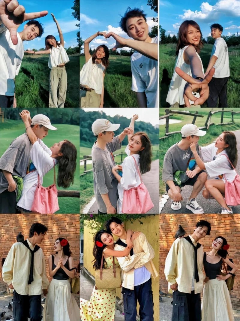 Tạo Dáng Chụp Ảnh 2 Vợ Chồng