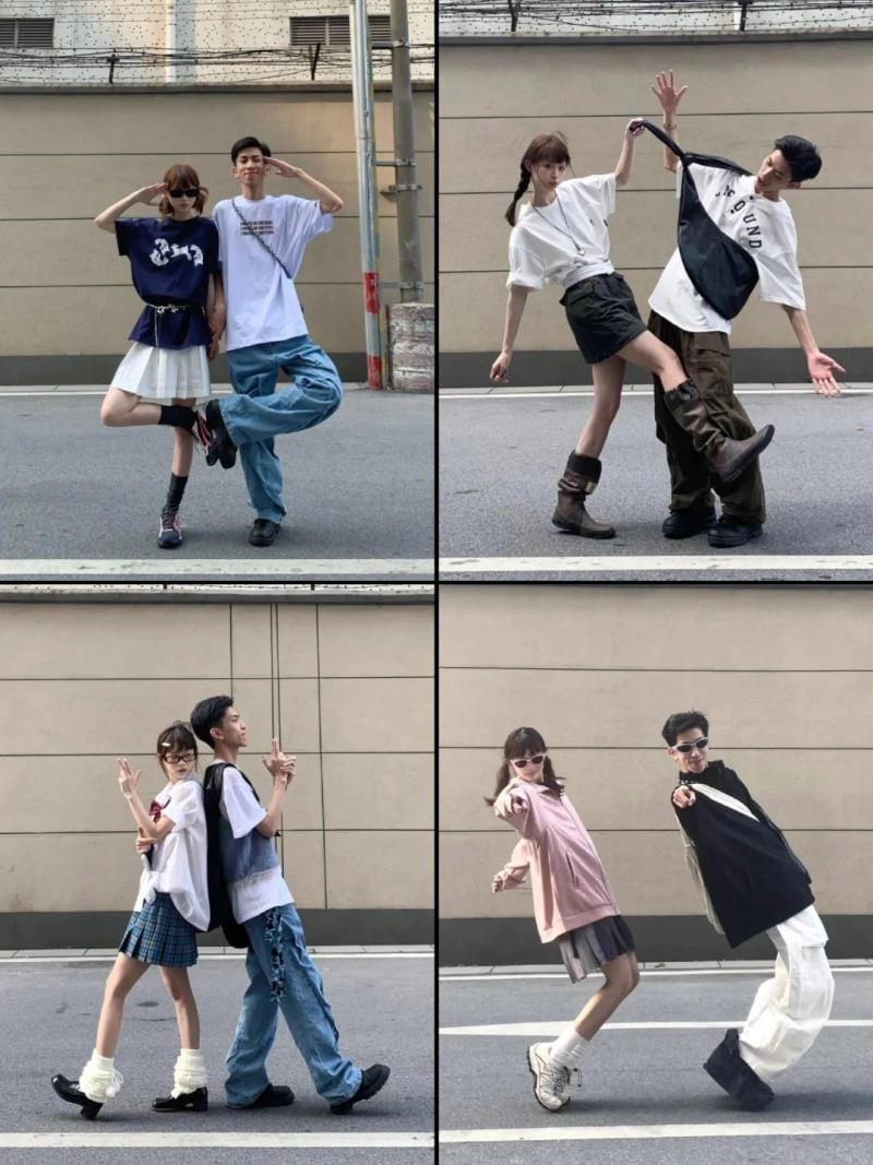 Tạo Dáng Chụp Ảnh 2 Vợ Chồng