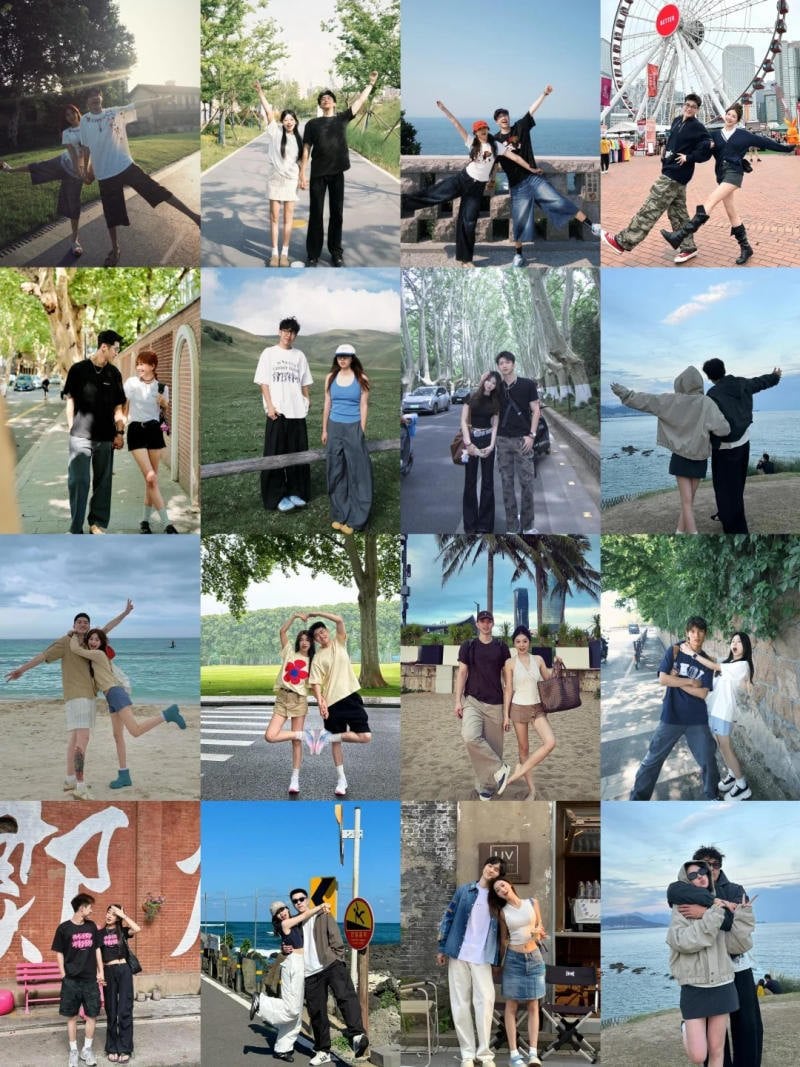 Tạo Dáng Chụp Ảnh 2 Vợ Chồng