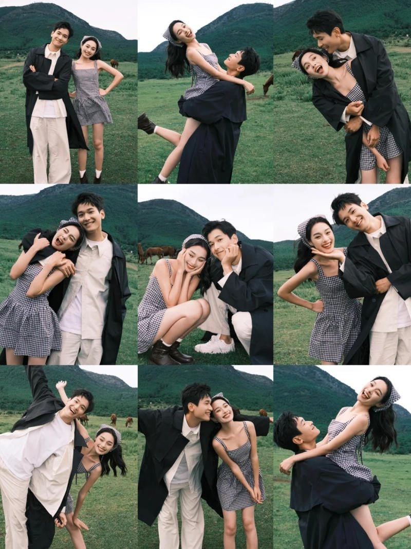 Tạo Dáng Chụp Ảnh 2 Vợ Chồng