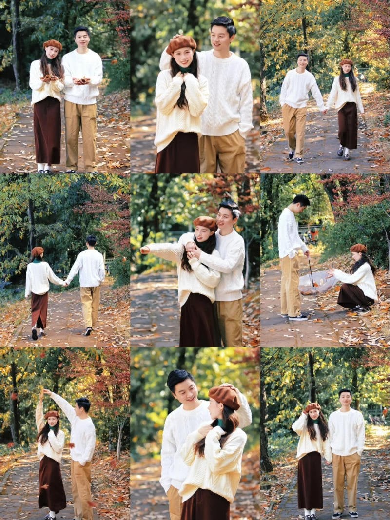 Tạo Dáng Chụp Ảnh 2 Vợ Chồng