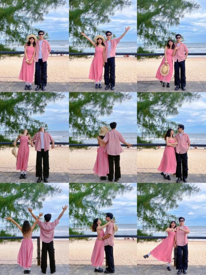 Tạo Dáng Chụp Ảnh 2 Vợ Chồng