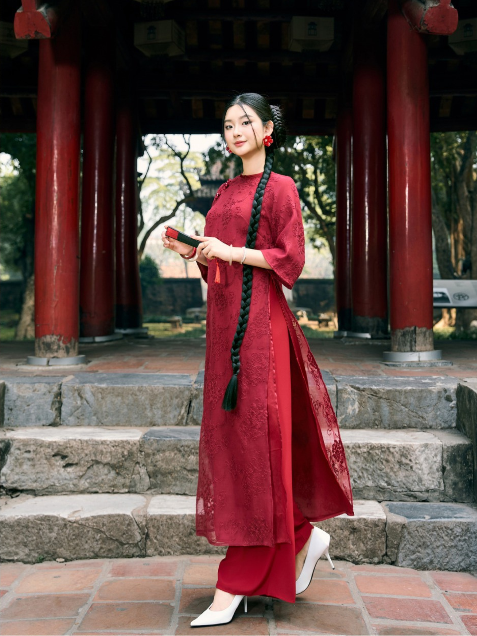 áo dài cho người béo
