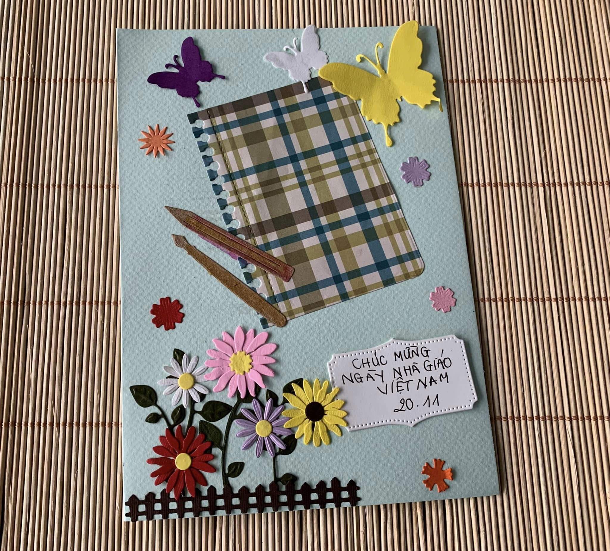 Thiệp 20/11 phong cách sáng tạo, độc đáo