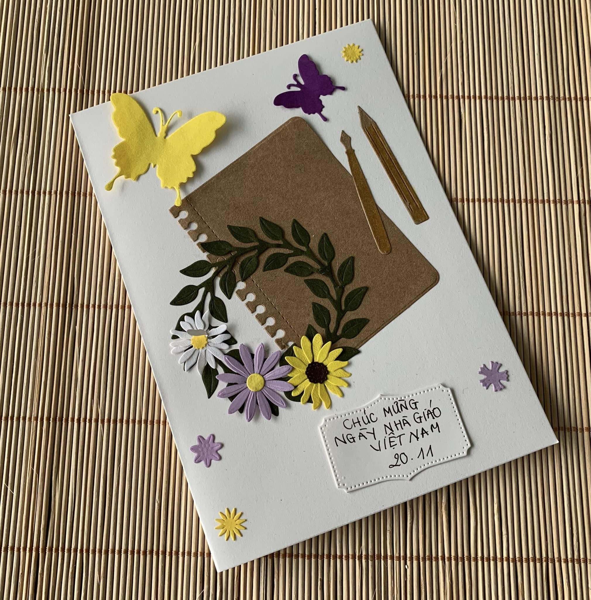 Thiệp 20/11 phong cách sáng tạo, độc đáo