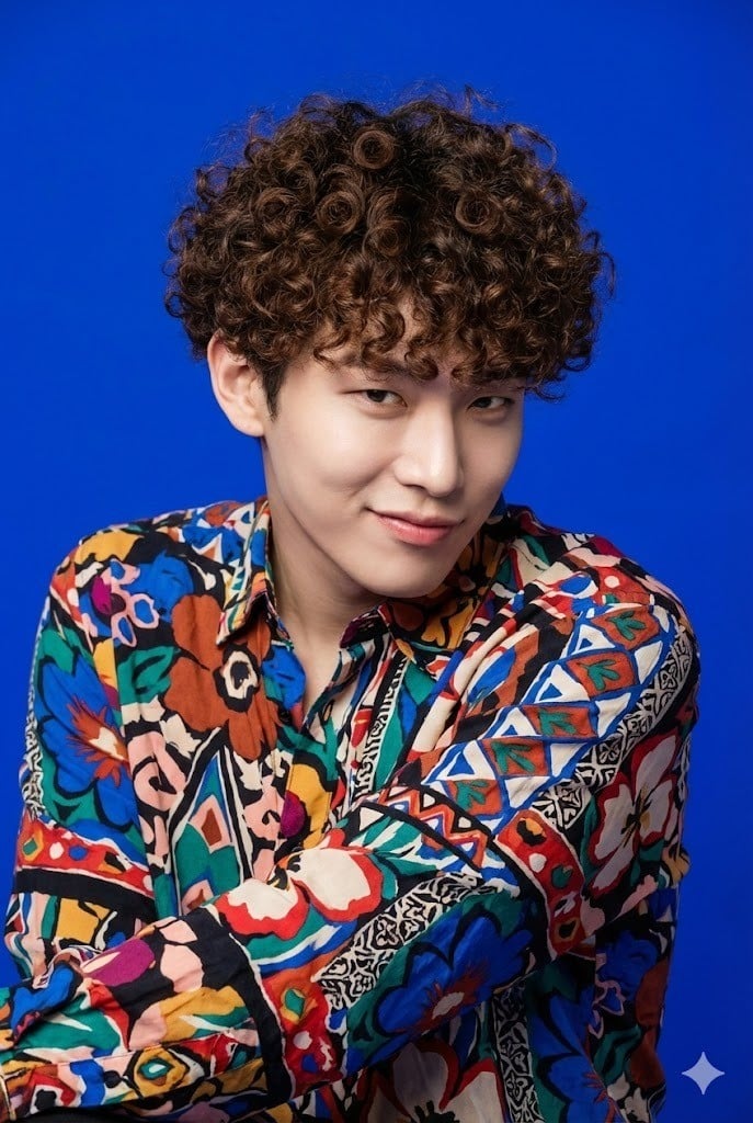 Tóc dấu phẩy xoăn xù mì