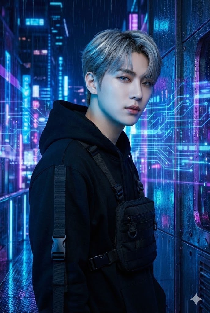 Tóc dấu phẩy nhuộm màu khói