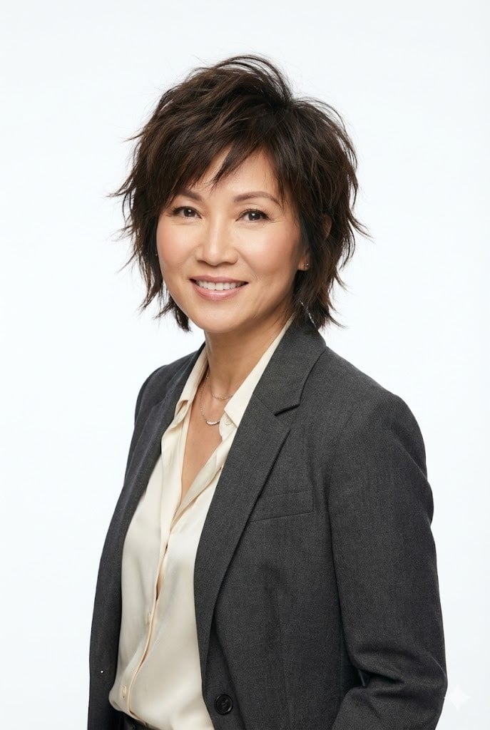 Tóc Shag trung niên hiện đại