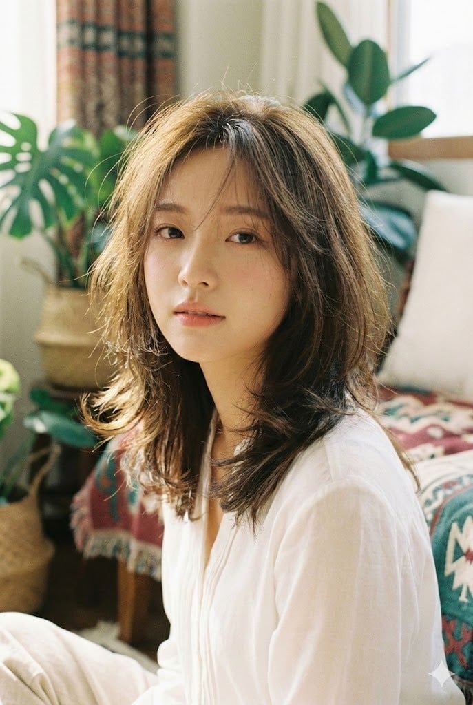 Tóc Hush Cut uốn cụp