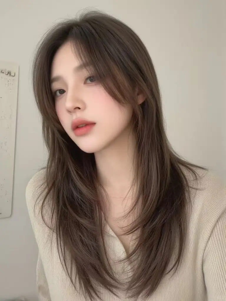 Tóc mái bay mỏng thưa