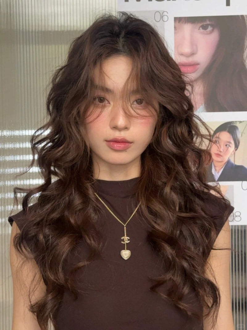 tóc mái kiểu pháp