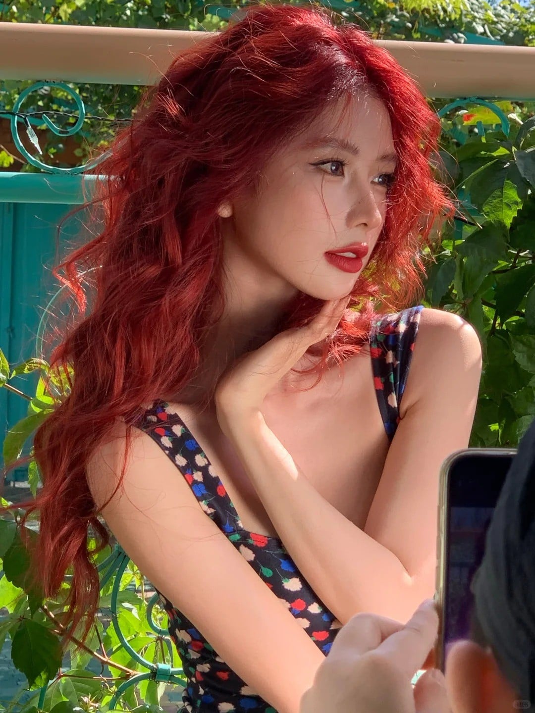 Tóc màu đỏ rượu cherry