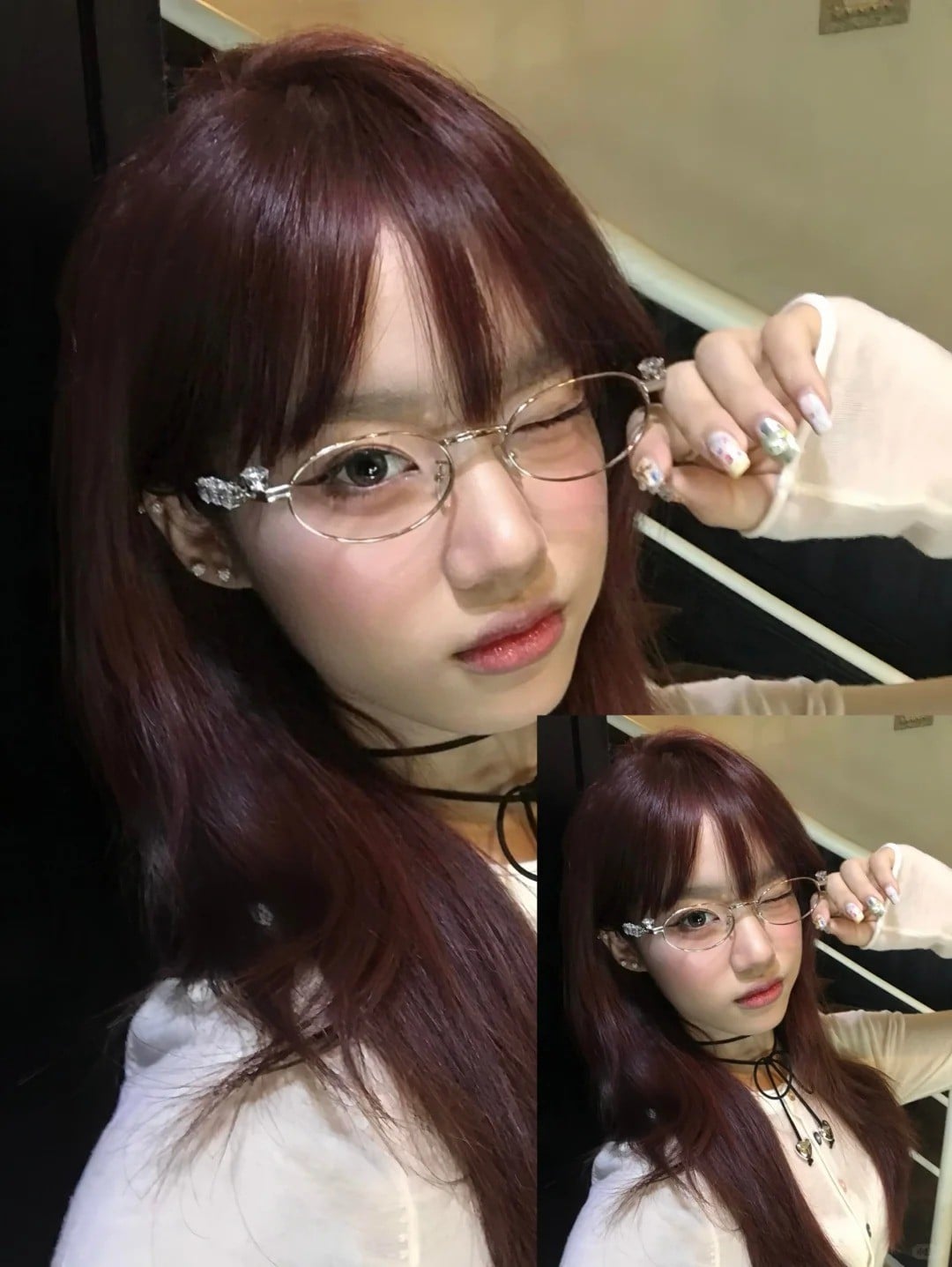 Tóc màu đỏ rượu vang đậm