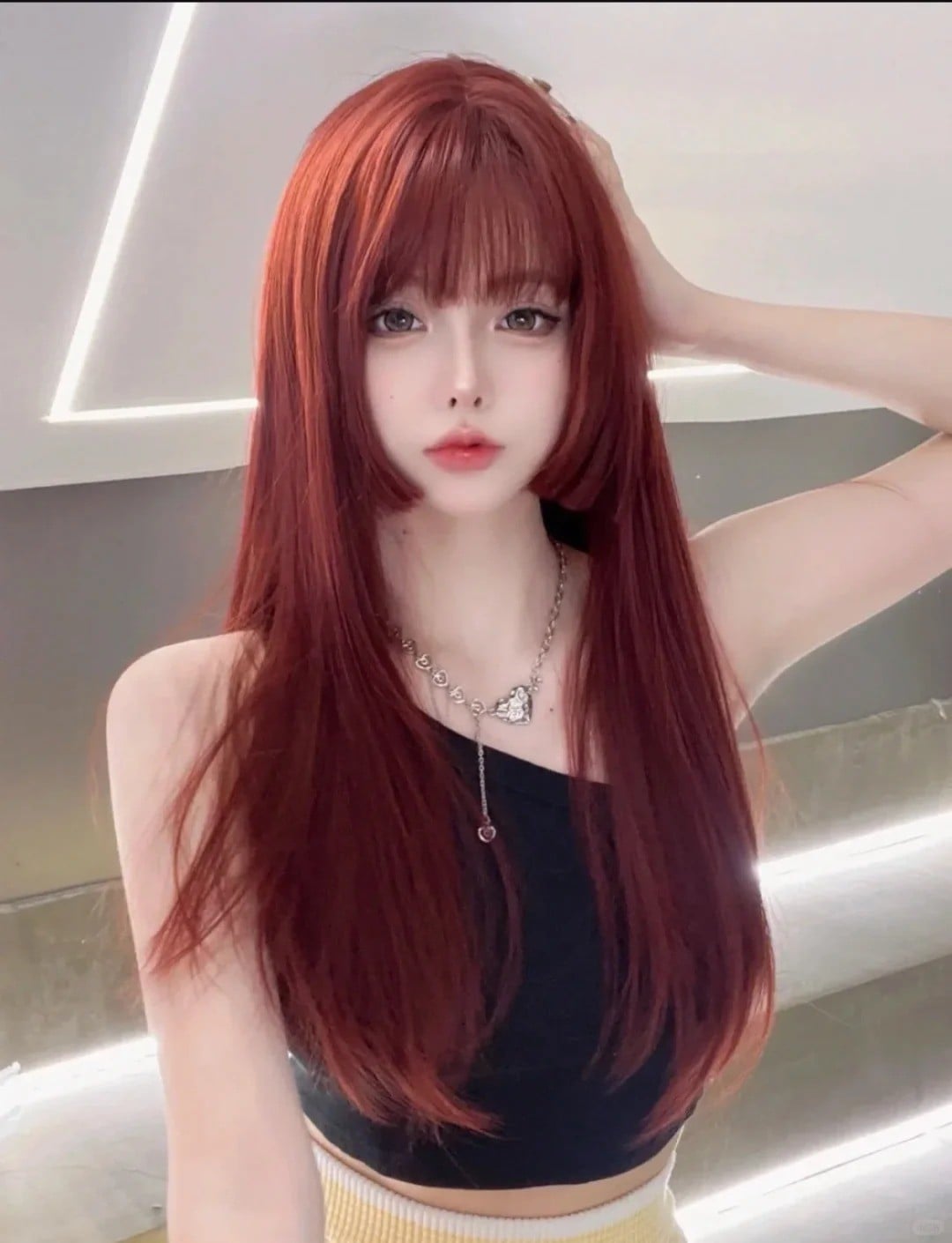 Tóc màu đỏ rượu dâu