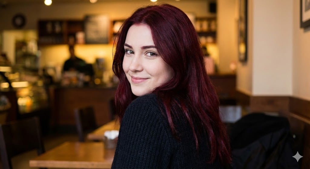 Tóc màu nâu đỏ rượu vang